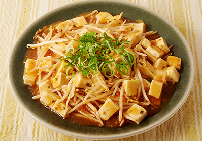 白もやし入り麻婆豆腐